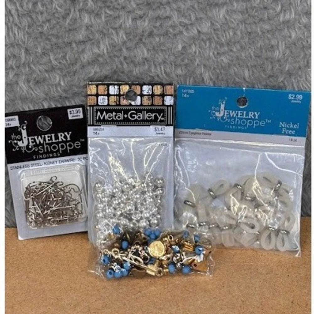 Jewelry Making Findings Bundle The Jewelry Shoppe‎ Metal Gallery Beads Earwires